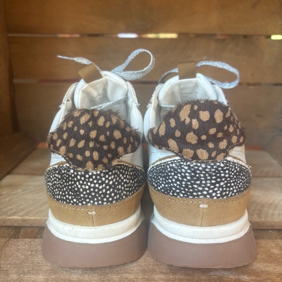 Madewell Trainer Sneakers in Leather and Calf Hair 7.5 - Picture 9 of 12